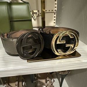 Gucci 2 belts altered